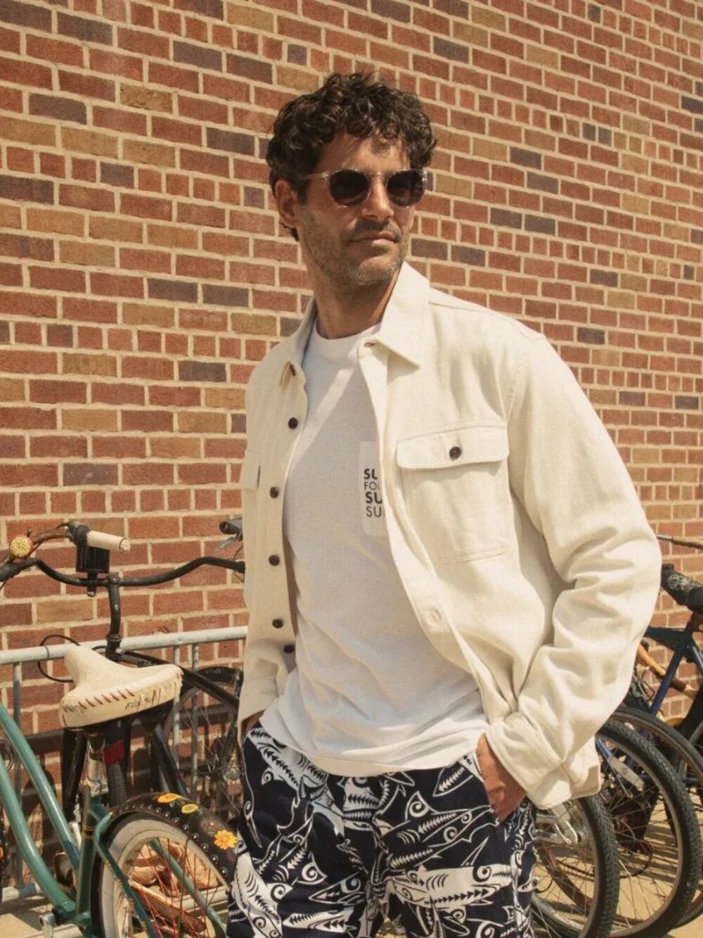 Surfside Supply Cream Washed Twill Shacket/2929